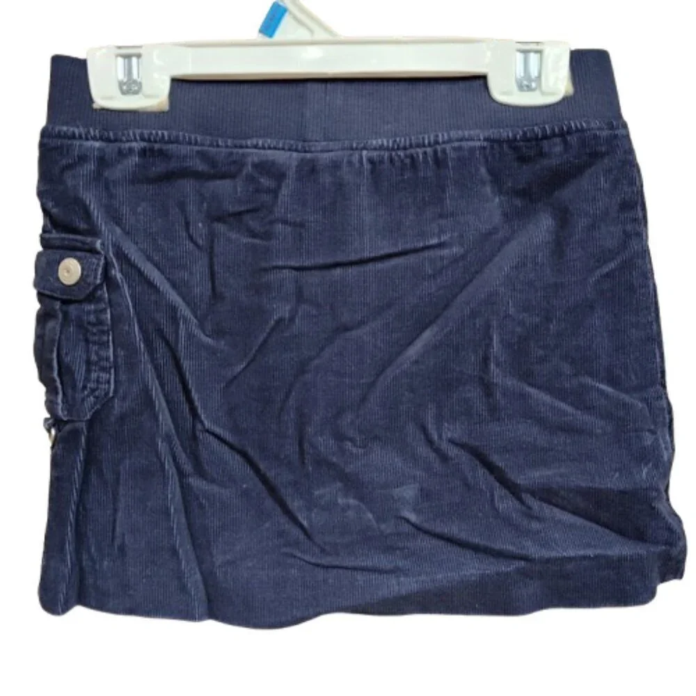 2 Just Friends Girl Corduroy 100% Cotton Y2K Skirts Pink and Navy Size 6 NWTs